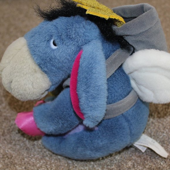 Disney Eeyore Cupid Valentines Day Plush Stuffed Animal Toy Heart Winnie Pooh 8" - Picture 2 of 7
